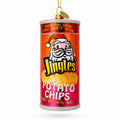 Potato Chips Glass Christmas Ornament