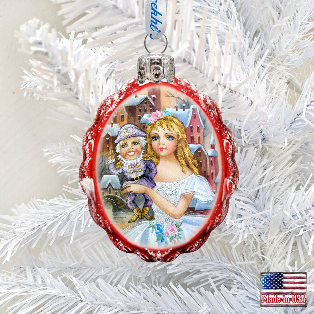 Nutcracker Mercury Glass Ornament by G. DeBrekht - Christmas Decor - 773024