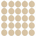 Set of 25 Christmas Ornament Circles Unfinished Wooden Shapes Cutouts DIY Crafts 2.5 Inches