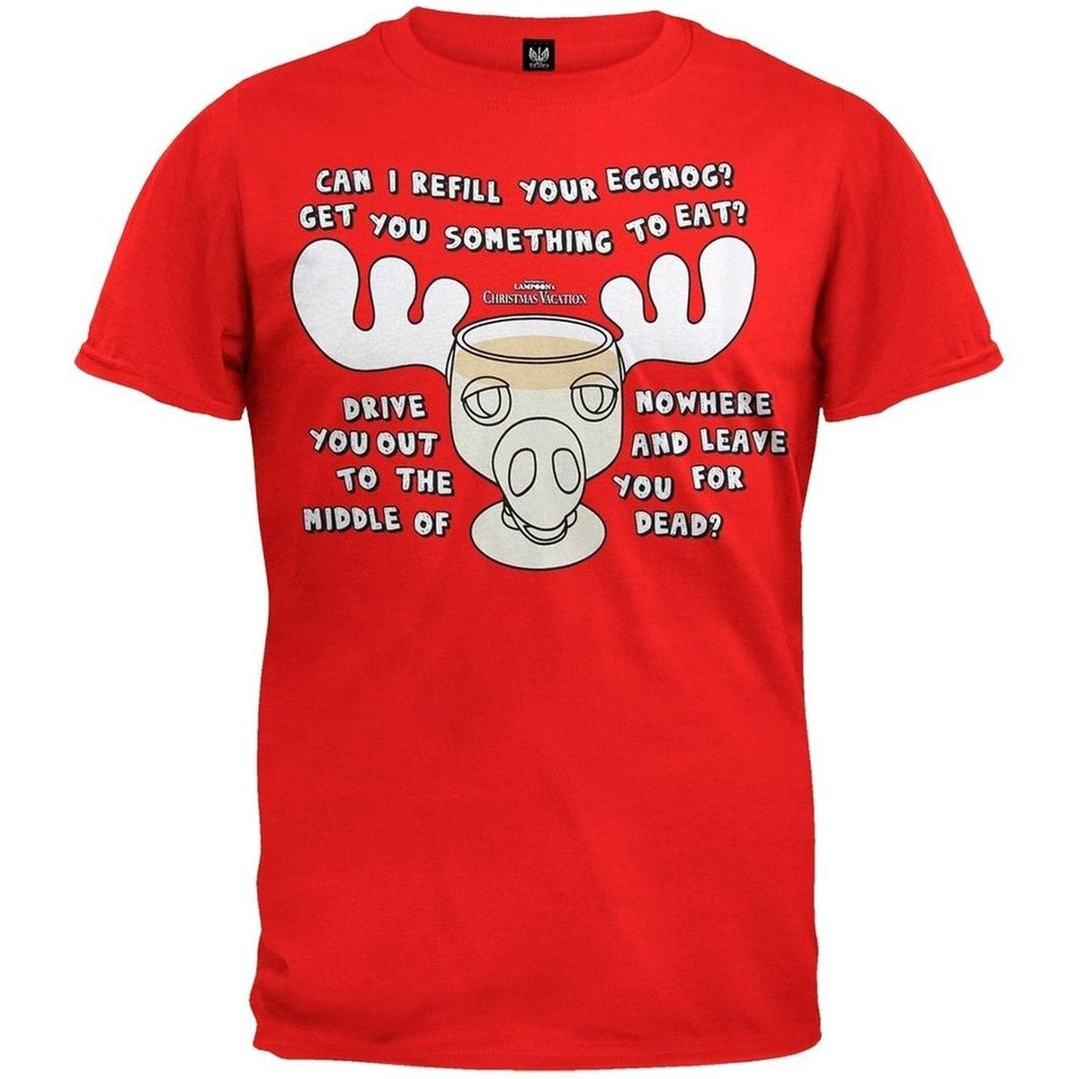 Christmas Vacation Moose Mug Adult Unisex T-shirt