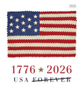 2026 U.S. Flag Forever Postage Stamps Booklet – 100 Count