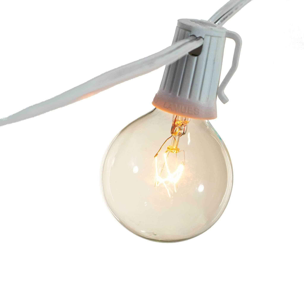 Clear G50 Globe Light Bulbs