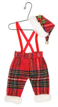 Christmas Plaid Outfits on Hanger ornament -