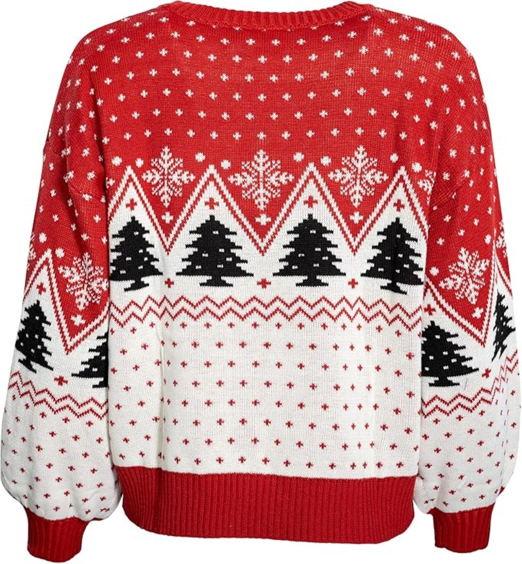 Coca Cola Heart Polar Bear Drinking Women's Ugly Christmas Sweater