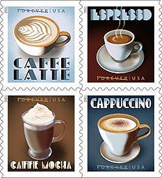 2021 Espresso Drinks Forever Postage Stamps – 20 or 100