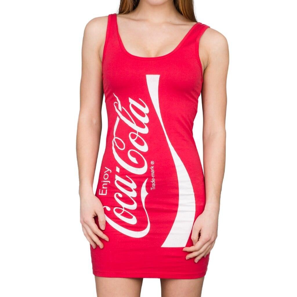 Coke Coca-Cola Tunic Tank Juniors/Women's Halloween Cosplay Tank Top Dress