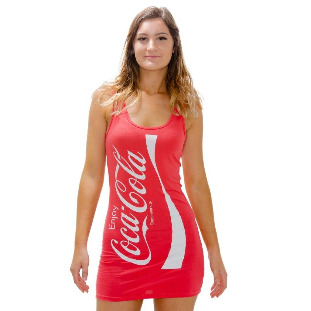 Coke Coca-Cola Tunic Tank Juniors/Women's Halloween Cosplay Tank Top Dress