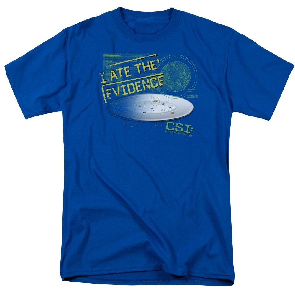 Crime Scene Investigation I Ate the Evidence Adult Unisex T-shirt