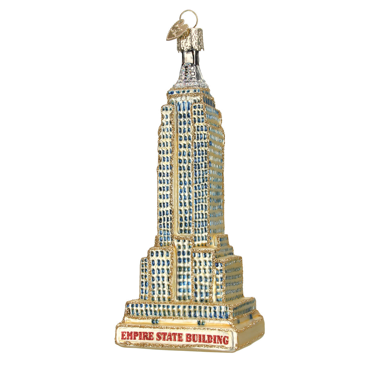 Empire State Building Glass Ornament