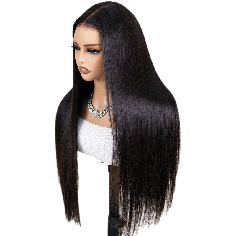 Straight lace fronts human hair wig