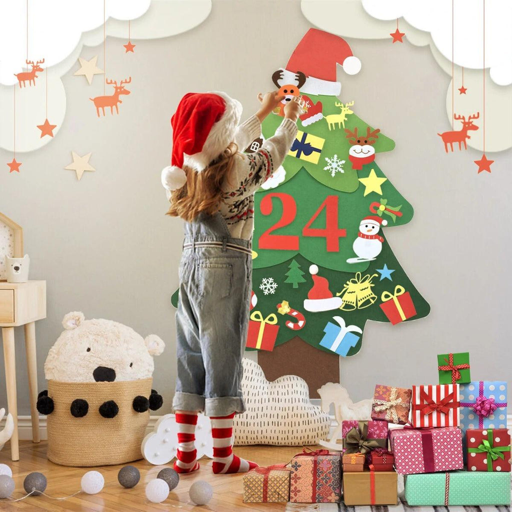 DIY Felt Christmas Tree Merry Christmas Decoration