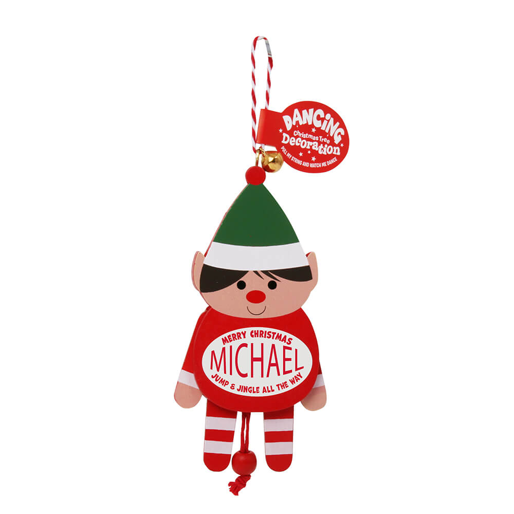 Dancing Wooden Ornament (L - Z) -