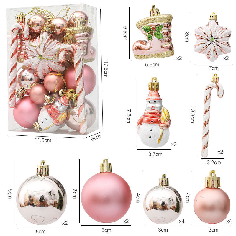 Christmas Tree Decorations Pendant Set