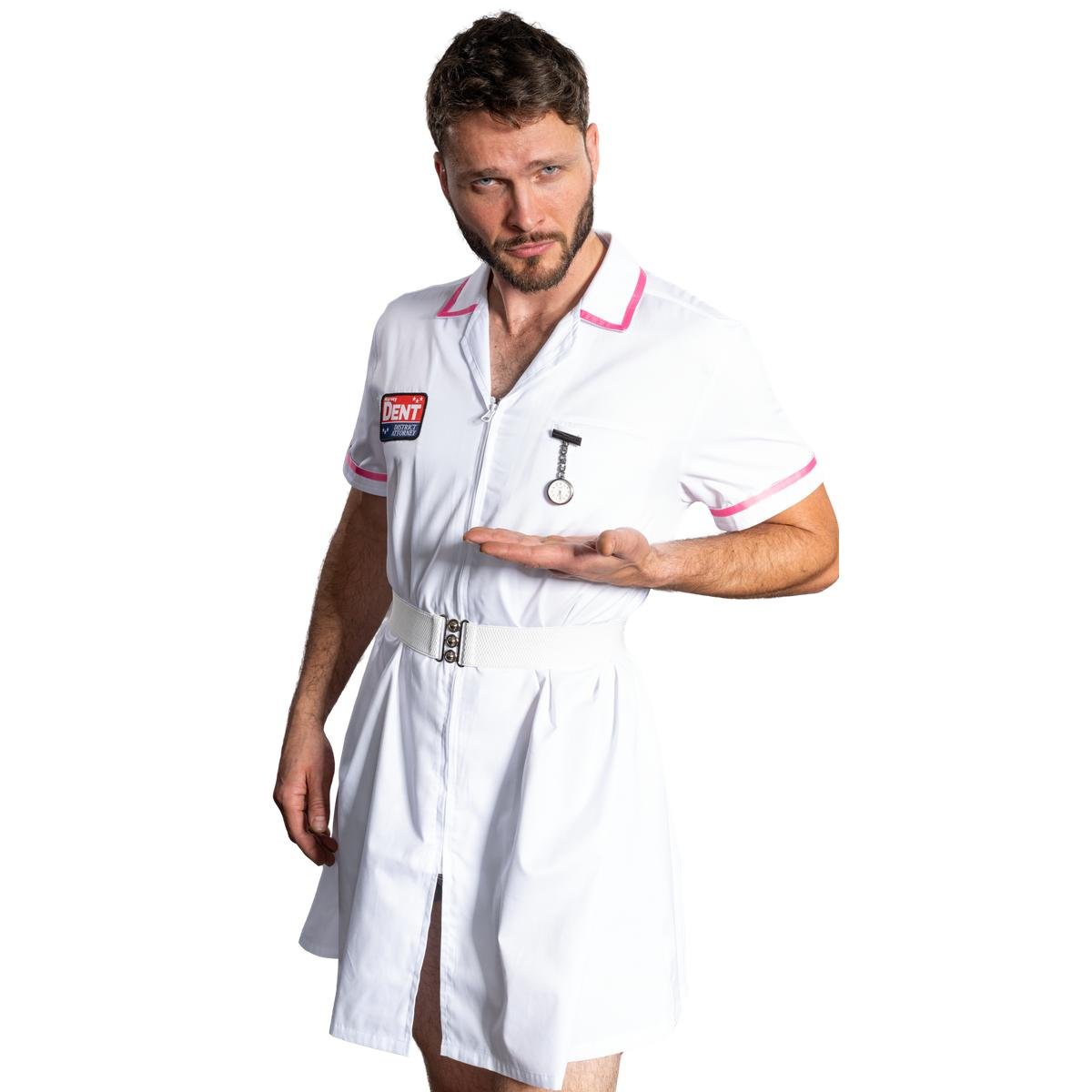 Dark Knight Dent Superhero Villain Nurse Cosplay Halloween Cosplay Costume Set