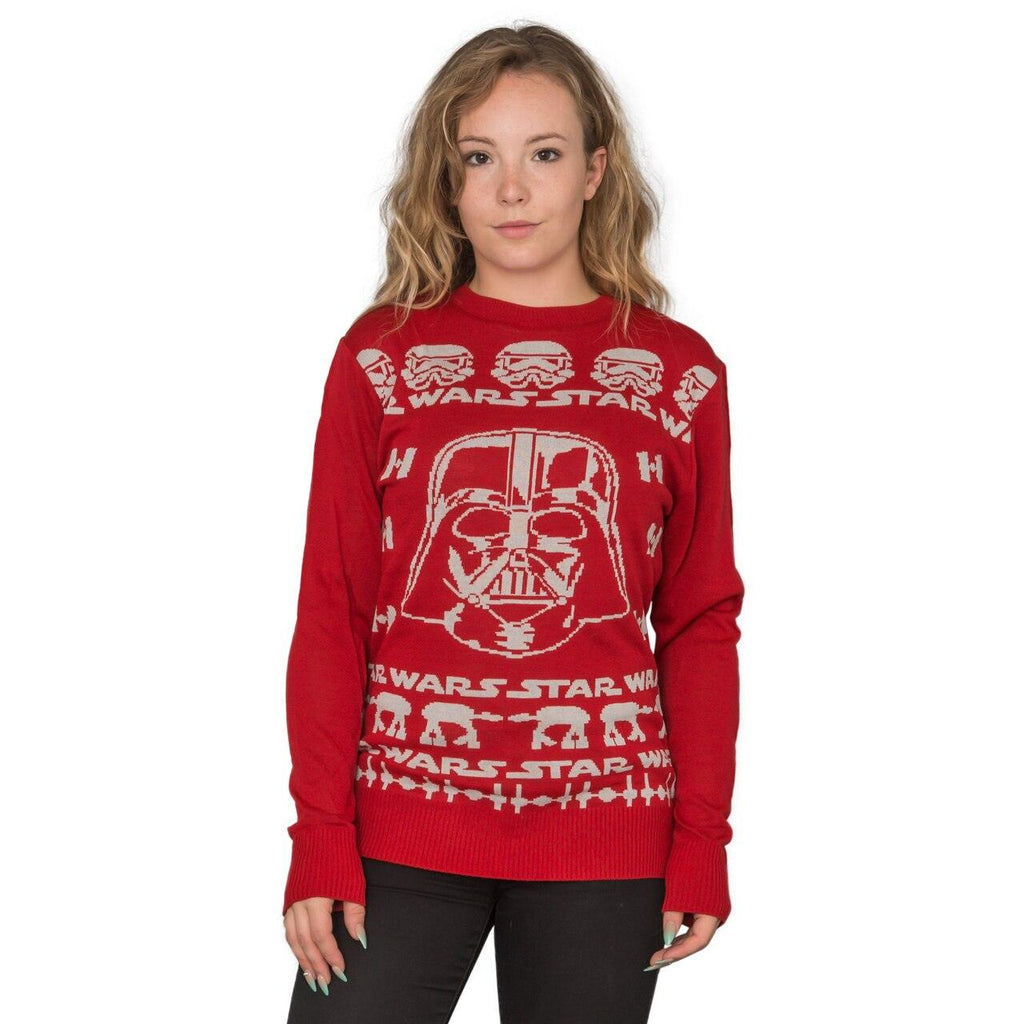 Darth Vader Adult Red Sweater