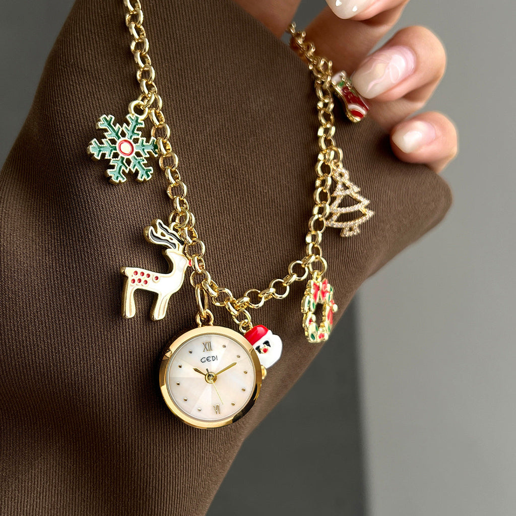 Christmas Bracelet Quartz Watch For Women