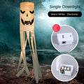 Halloween decorative hair dryer flag pendant ghost festival atmosphere luminous ghost hair dryer outdoor tree hanging supplies hanging ghost