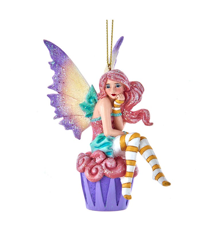 Cupcake Fairy Ornament