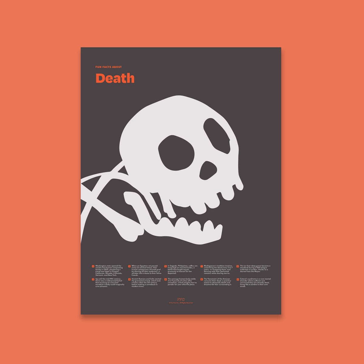 Fun Facts About Death Print