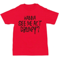 Disney Wanna See Me Act Grumpy Adult Flip Red T-Shirt