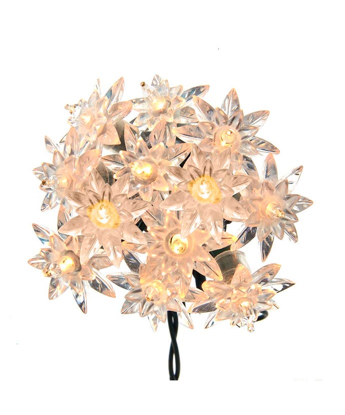 20-Light Clear Flower Light Set