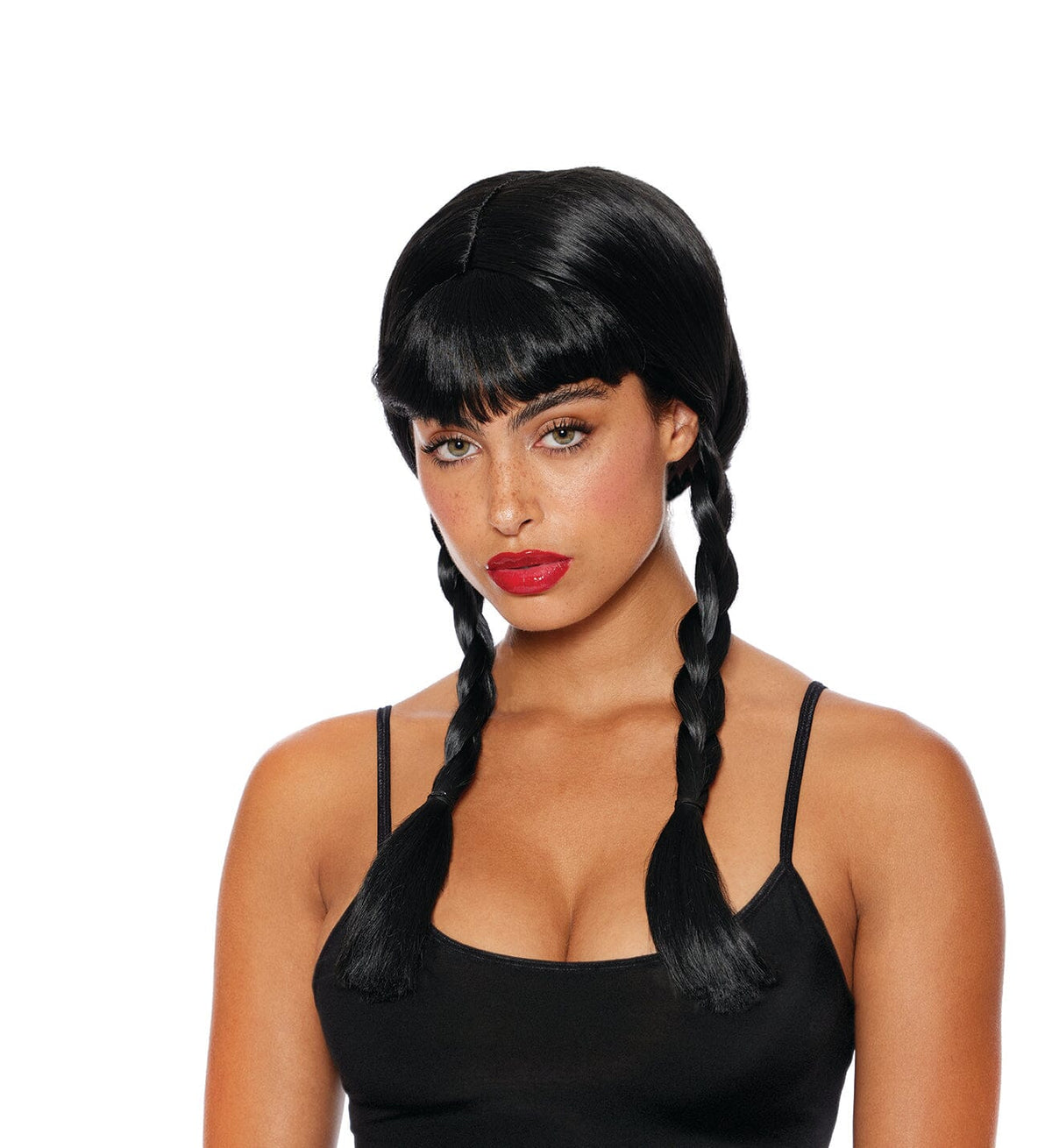 Dreamgirl Double Braid Wig With Bangs