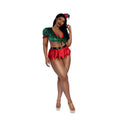 Dreamgirl Plus Naughty Elf 4-Piece Skirt Set