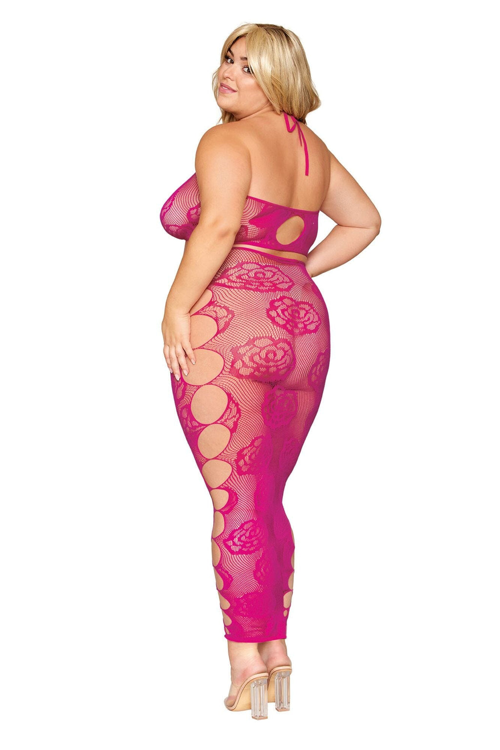 Dreamgirl Plus Seamless Bralette and Long Skirt Set
