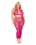 Dreamgirl Plus Seamless Bralette and Long Skirt Set