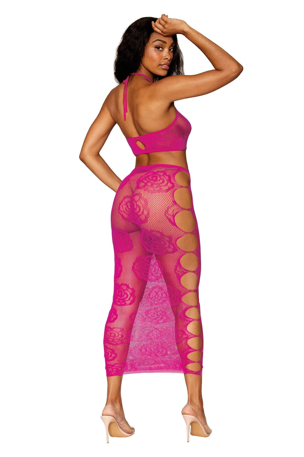 Dreamgirl Seamless Bralette and Long Skirt Set
