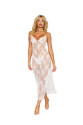 Dreamgirl White Gown & G-String