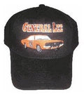 Dukes of Hazzard Black Adult Adjustable Retro General Lee Baseball Hat