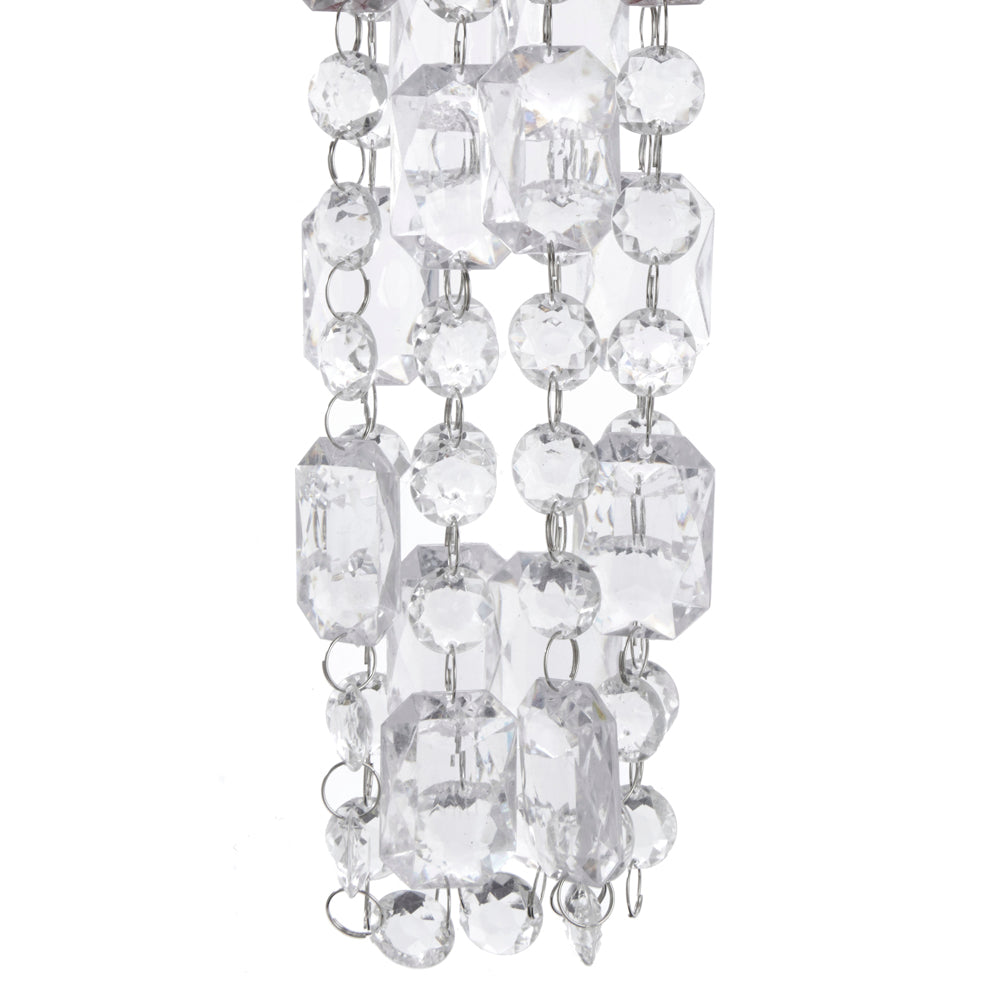 Clear Acrylic Bead Garland - 72"