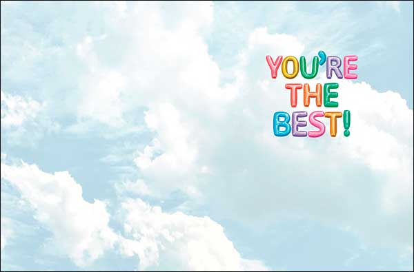 Notion Card - Sky Thank You Card