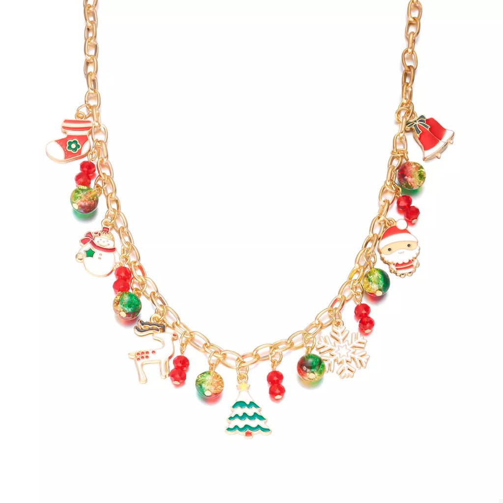 Christmas Themed Charm Necklace