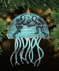 Halloween Skeletons Jellyfish Wooden Ornaments - Thanksgiving Halloween Decor - 8199513-2