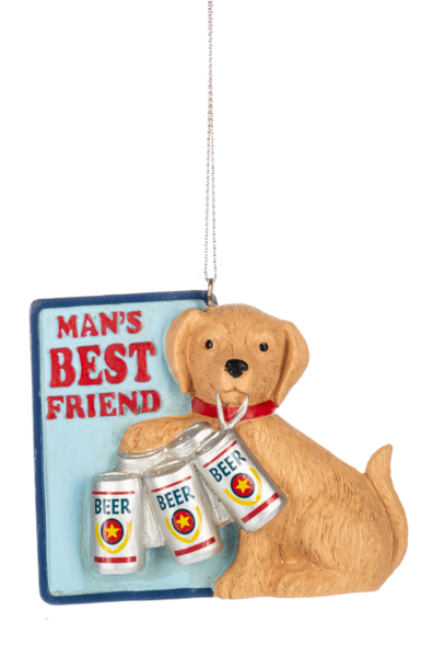 Mans Best Friend Ornament