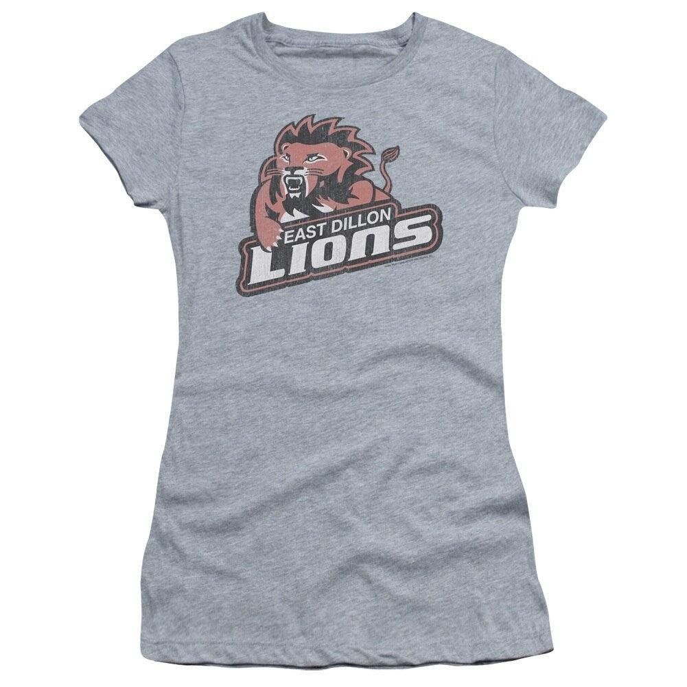 East Dillon Lions Heather Gray Juniors Halloween Cosplay Costume T-shirt