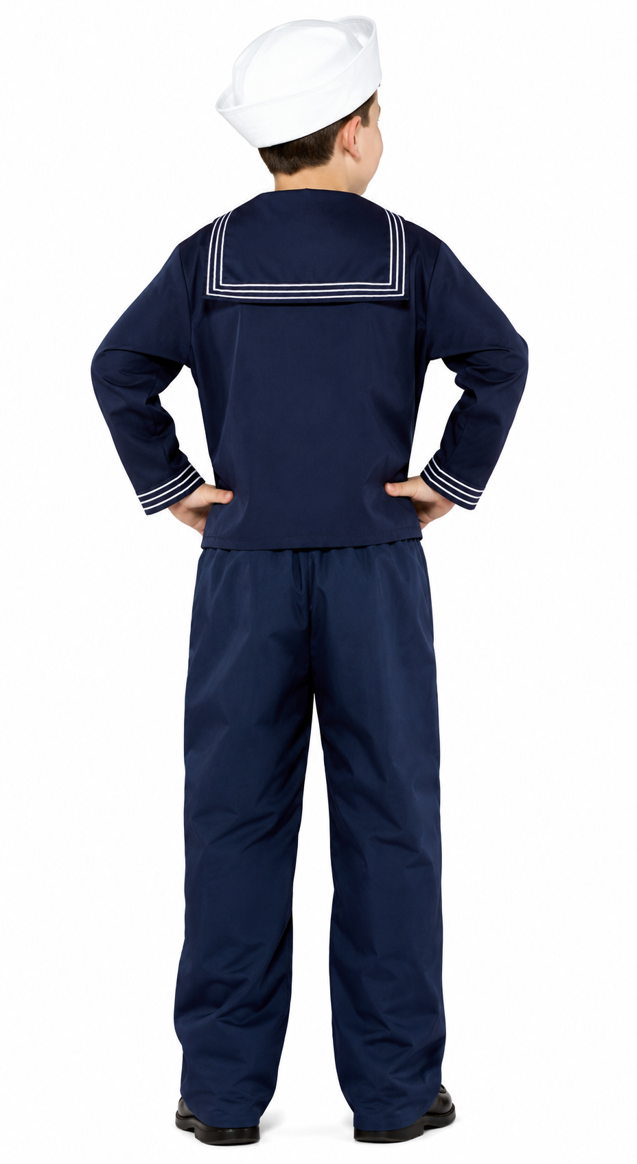 Navy Sailor Uniform Military Soldier Child Costume Kids Size 4-6