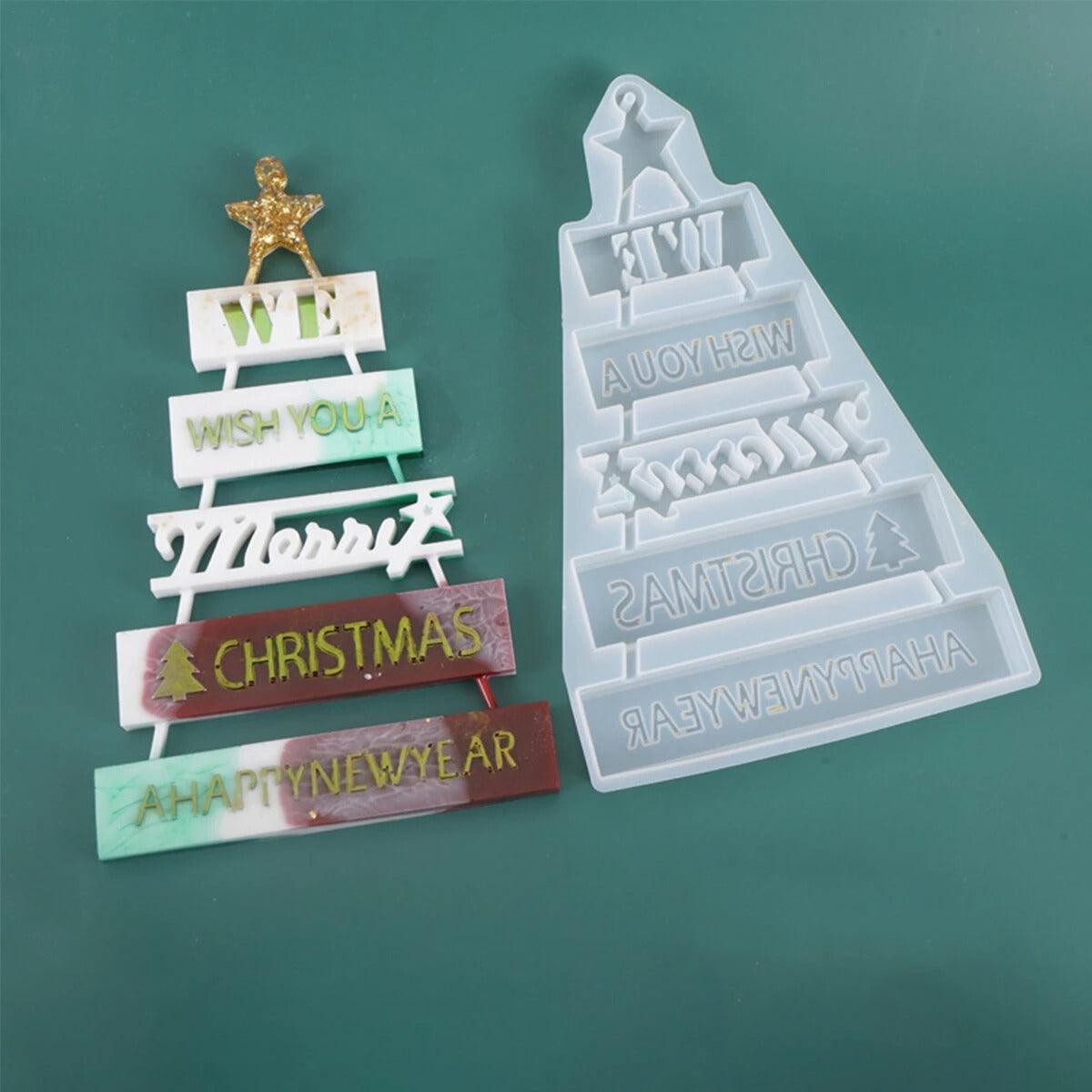 Christmas Wish Silicone Jewelry Casting Mold Resin Epoxy Mould Craft