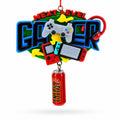 Gamer Video Game Controller Energy Drink Resin Christmas Ornament