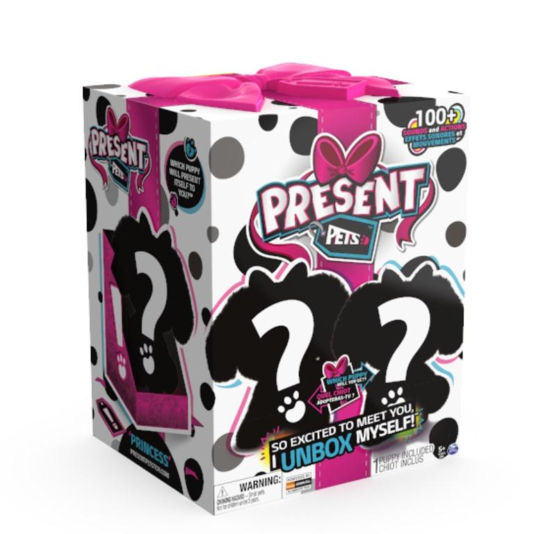 Present Pets - Fancy Puppy Interactive Plush Pet Toy