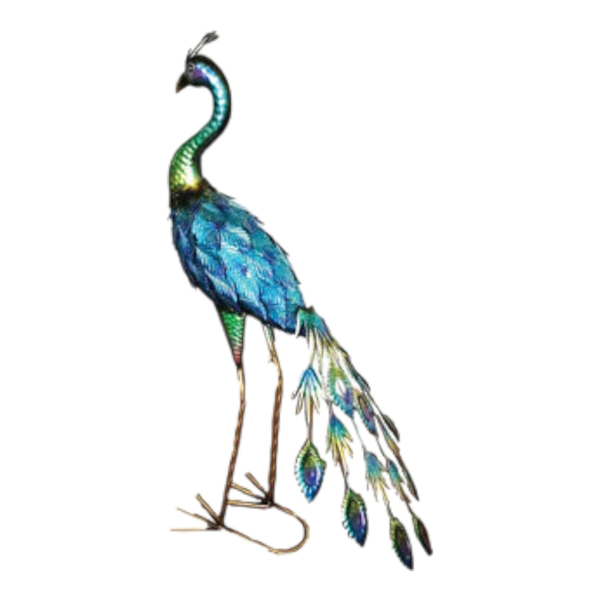 Iron Peacock  Figurine