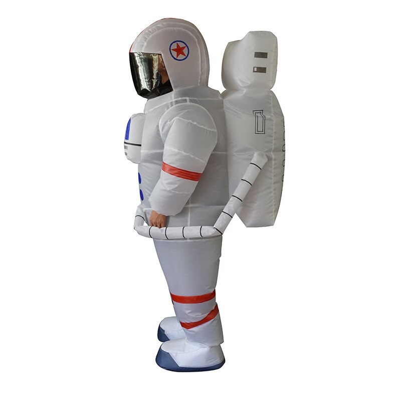 Aerospace Spaceman Astronaut Inflatable Costume Woman Men Mascot Party Cartoon Doll Halloween Cosplay Costume Dress Up Clothes