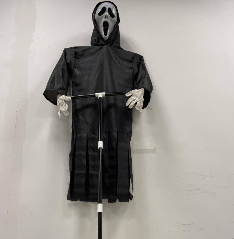 Creative Garden Ghostface Scarecrow Yard Hanging Scaring Scream Halloween Ghostface Scarecrow Decoration Repeller Bird