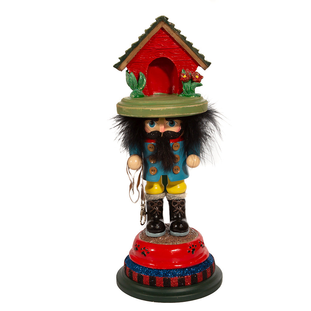 14 Inch Dog House Hat Nutcracker