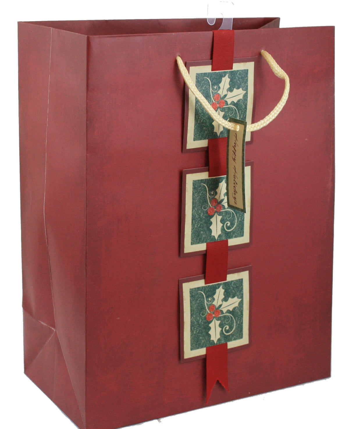 Expressive Design Happy Holidays Gift Bag