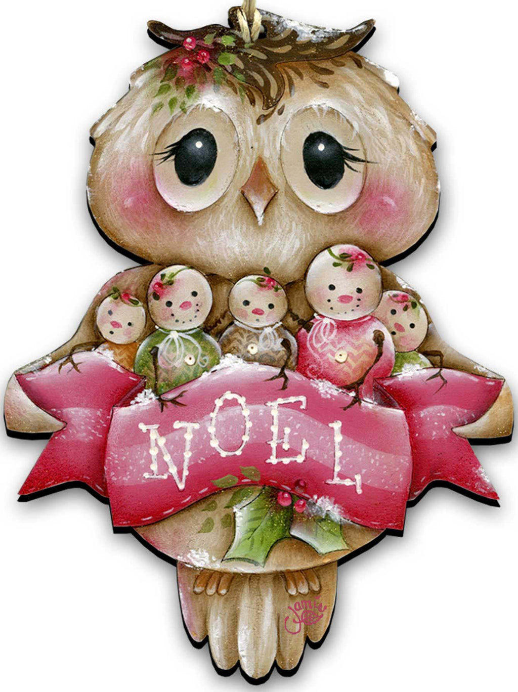 Owl You Need Is Love Door Decor by Jamie Mills-Price - Christmas Decor - 8457509H
