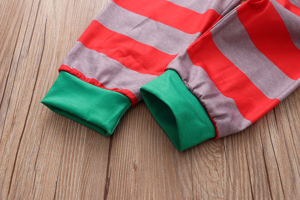Cartoon Christmas Print Suit Parent-child Home Clothes