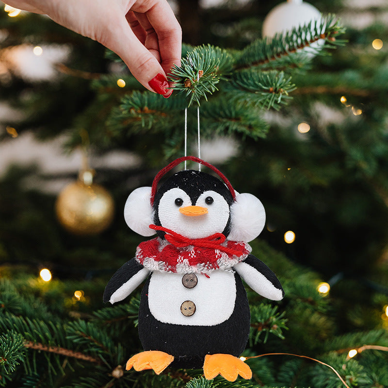 New Christmas Decorations Penguin Little Doll